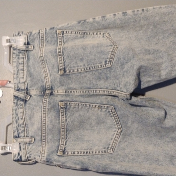 Asos acid washed denim Capri style jeans size 26/28 - Picture 4 of 8